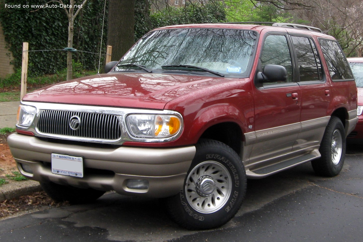 2001 Mercury Mountaineer I 4.6 i V8 AWD (242 Hp) | Technical specs, data,  fuel consumption, Dimensions