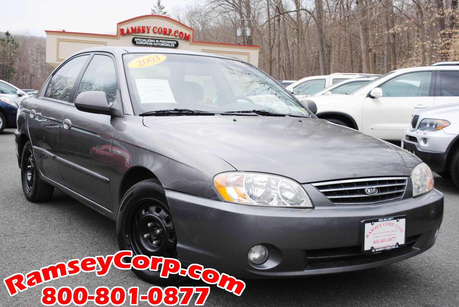 Used 2003 Kia Spectra For Sale at Ramsey Corp. | VIN: KNAFB121735222717