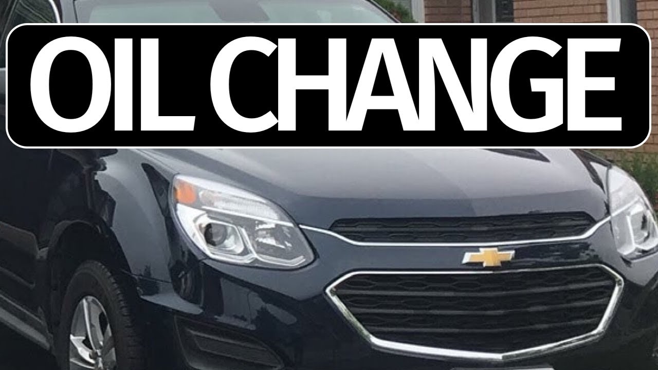 Chevrolet Equinox 2017 Oil Change | DIY | Complete tutorial - how to do an  oil change on your Chevy - YouTube
