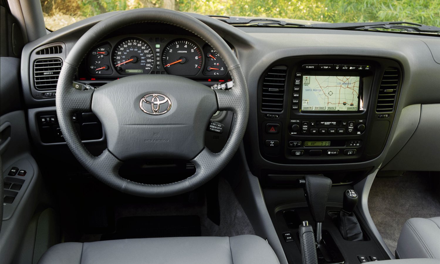 2001 Toyota Land Cruiser interior 005 - Toyota USA Newsroom