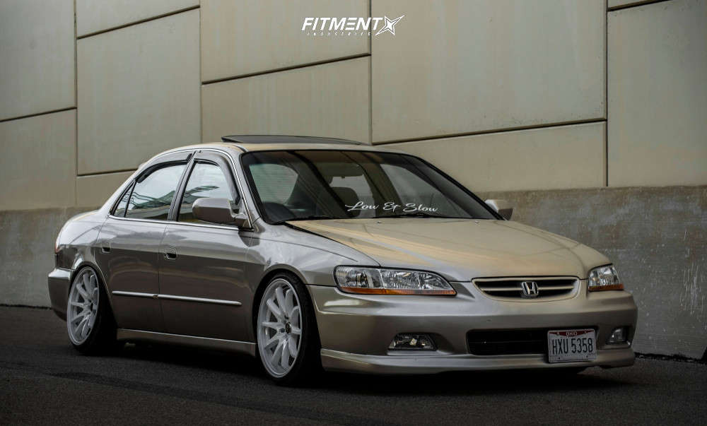 1998 Honda Accord EX with 18x8.5 JNC Jnc006 and Nankang 215x35 on Coilovers  | 1183229 | Fitment Industries