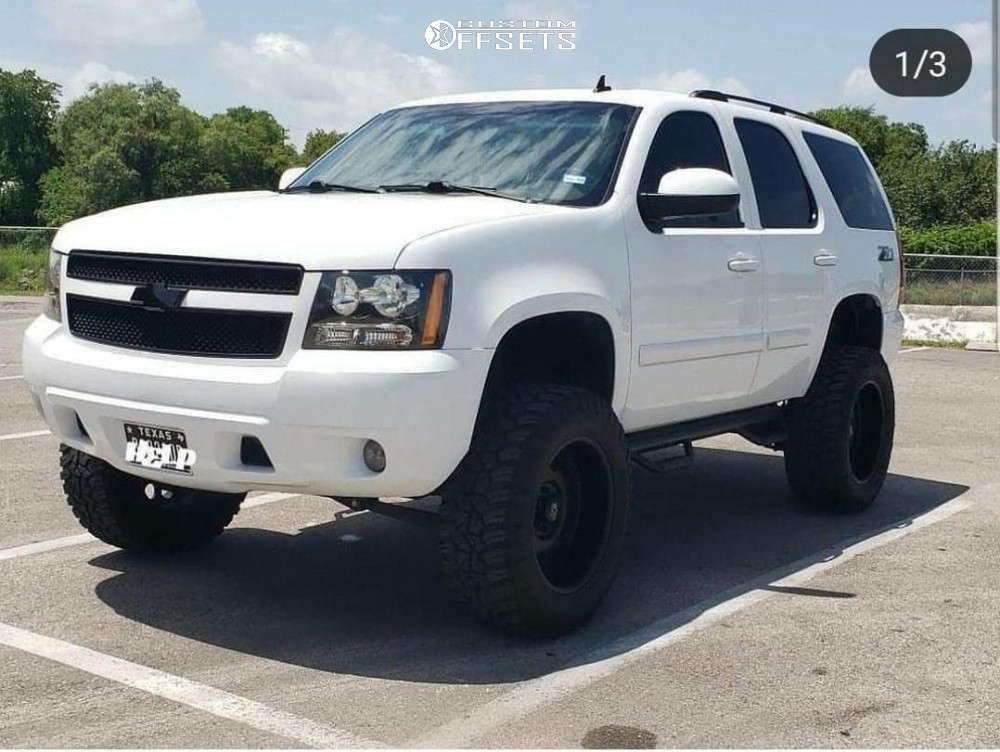 2009 Chevrolet Tahoe with 20x10 -24 Axe Offroad 101 and 35/12.5R20 General  Grabber X3 and Suspension Lift 7.5" | Custom Offsets