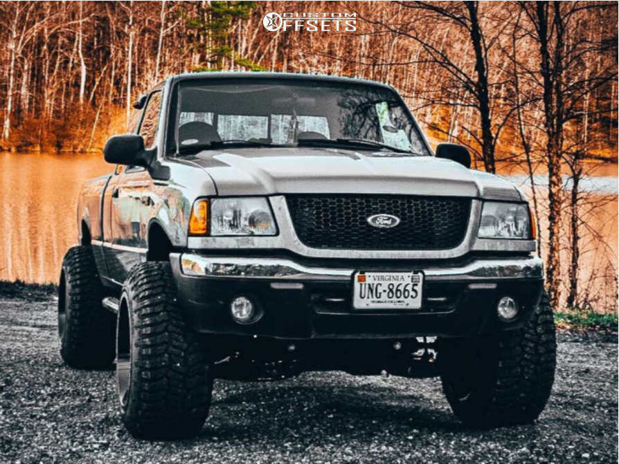 2003 Ford Ranger with 20x14 -76 XF Offroad Xf-203 and 33/12.5R20 Radar  Renegade R/t and Suspension Lift 5" | Custom Offsets