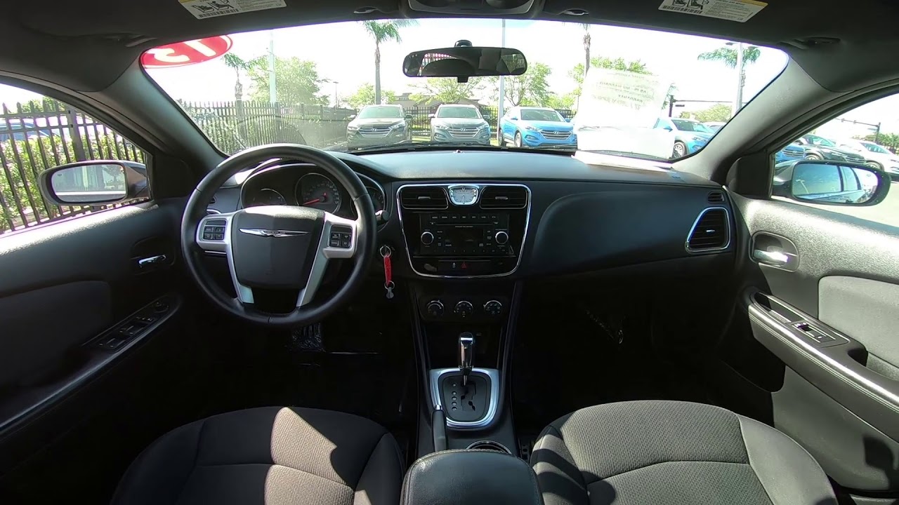 2013 Chrysler 200 S Interior - YouTube