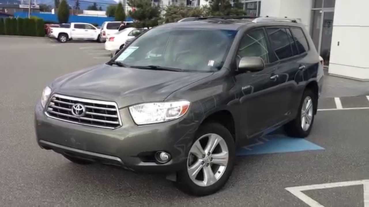 SOLD) 2009 Toyota Highlander Limited, For Sale At Valley Toyota Scion In  Chilliwack B.C. # 15051A - YouTube