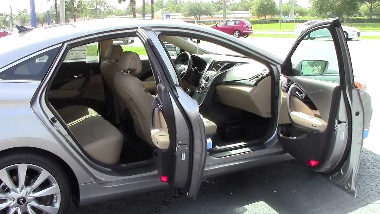2012 Hyundai Azera Limited Fully Loaded Interior Review - YouTube