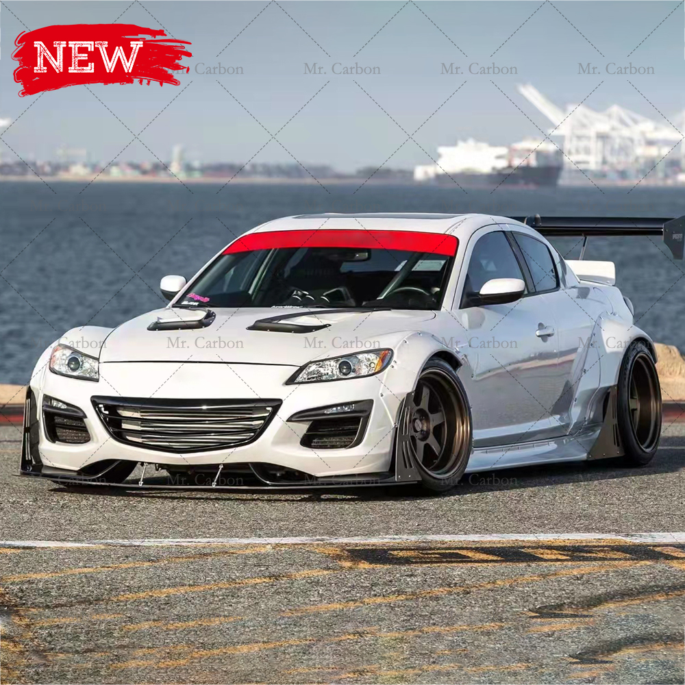 Frp Full Bodykit For Mazda Rx-8 Rocket Rb-style Glass Fiber Wide Body Suit  Trim Tuning Part For Rx8 Bunny Body Kit Racing - Body Kits - AliExpress
