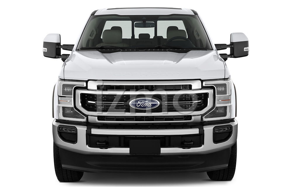 2021 Ford F-250-Super-Duty Lariat 4 Door Pick-up Front View Car Photography  | izmostock