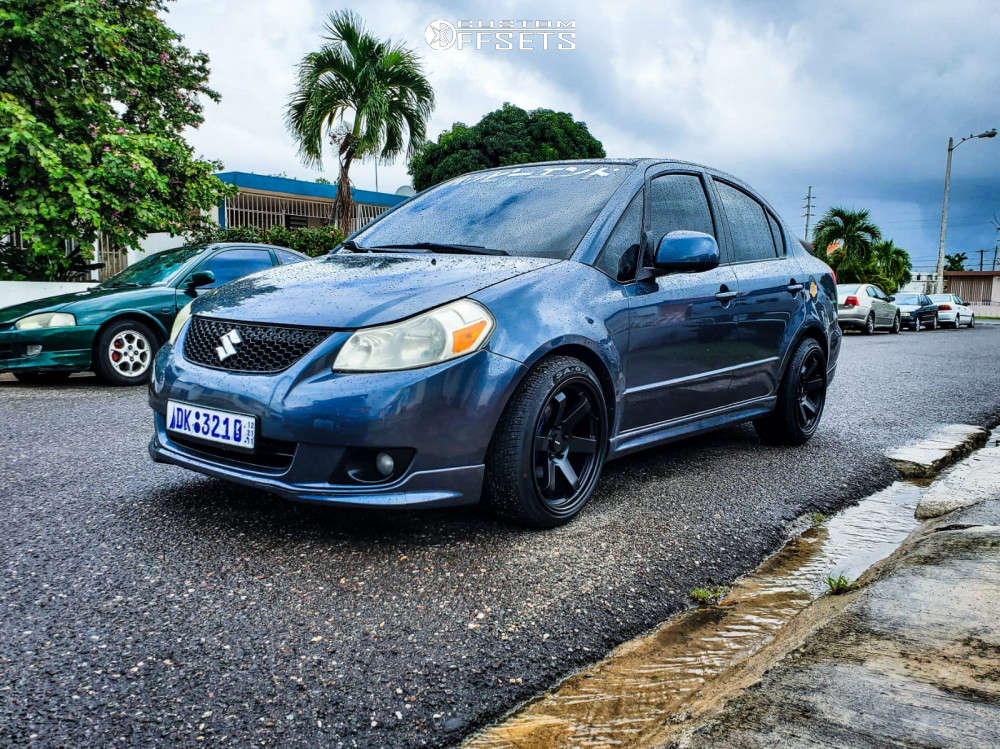 2008 Suzuki SX4 with 18x9.5 35 AVID1 AV6 and 225/40R18 Autoguard Sport Rs  and Stock | Custom Offsets