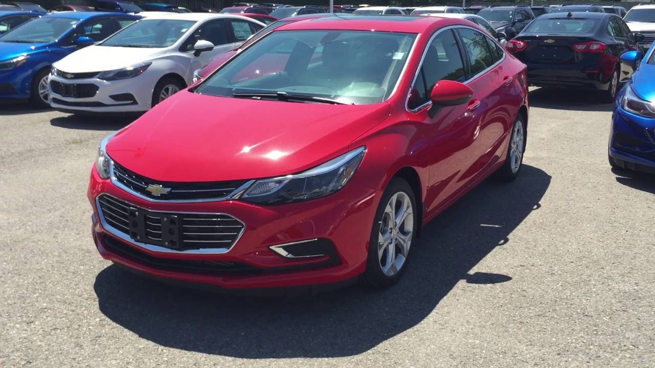 2017 Chevrolet Cruze Premier Red Hot Roy Nichols Motors Courtice ON -  YouTube