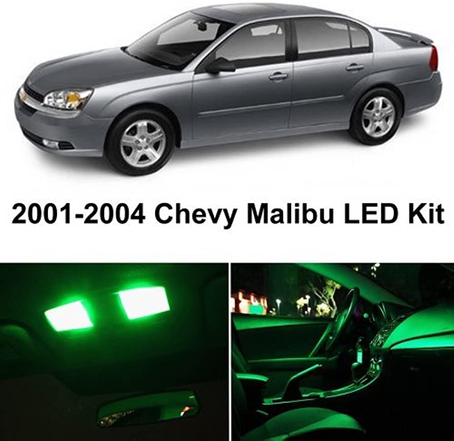 Amazon.com: LEDpartsNow Interior LED Lights Replacement for Chevy Malibu  1997-2004 Green Accessories Package Kit (10 Pieces) : Automotive