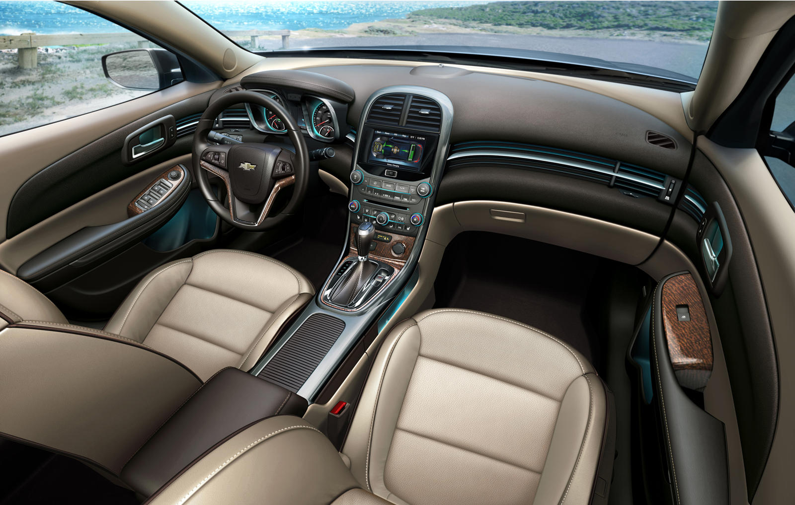 2013 Chevrolet Malibu Hybrid Interior Photos | CarBuzz