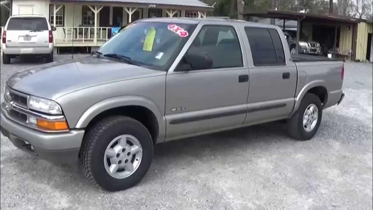 2004 CHEVROLET S-10 CREW CAB 4X4 FOR SALE!! LEISURE USED CARS 850-265-9178  - YouTube
