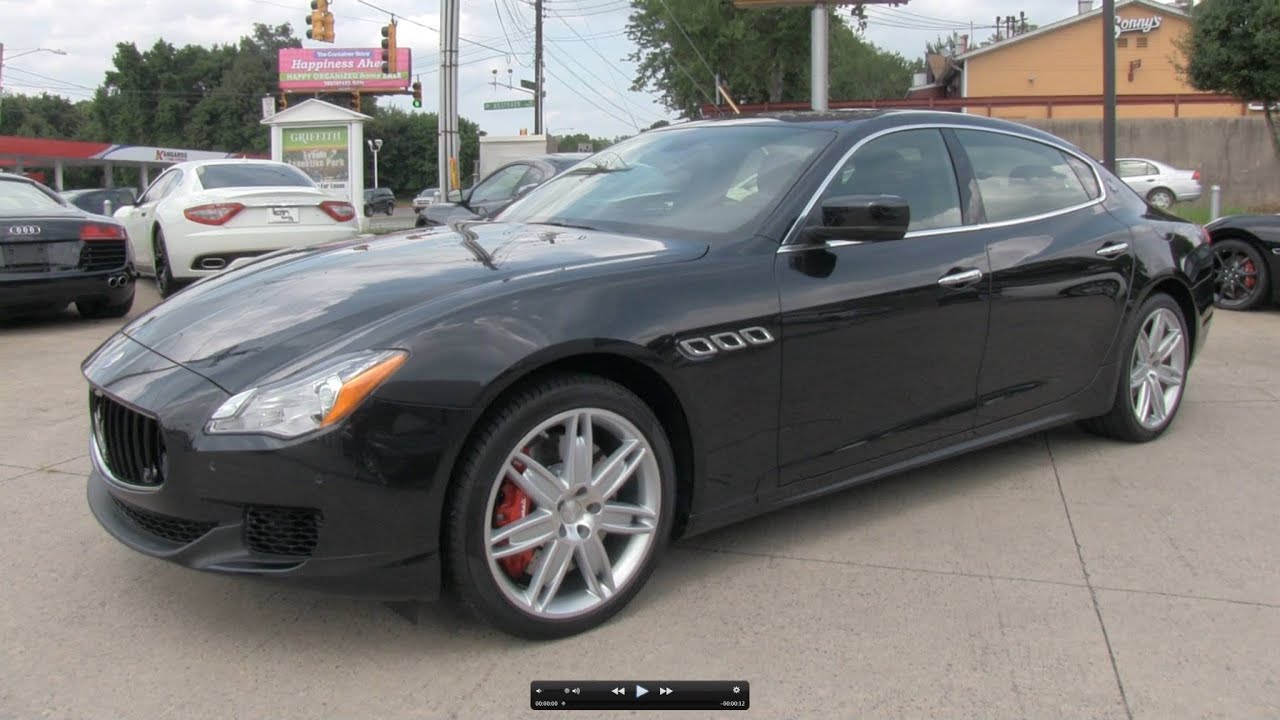 2014 Maserati Quattroporte GTS Start Up, Exhaust, and In Depth Review -  YouTube