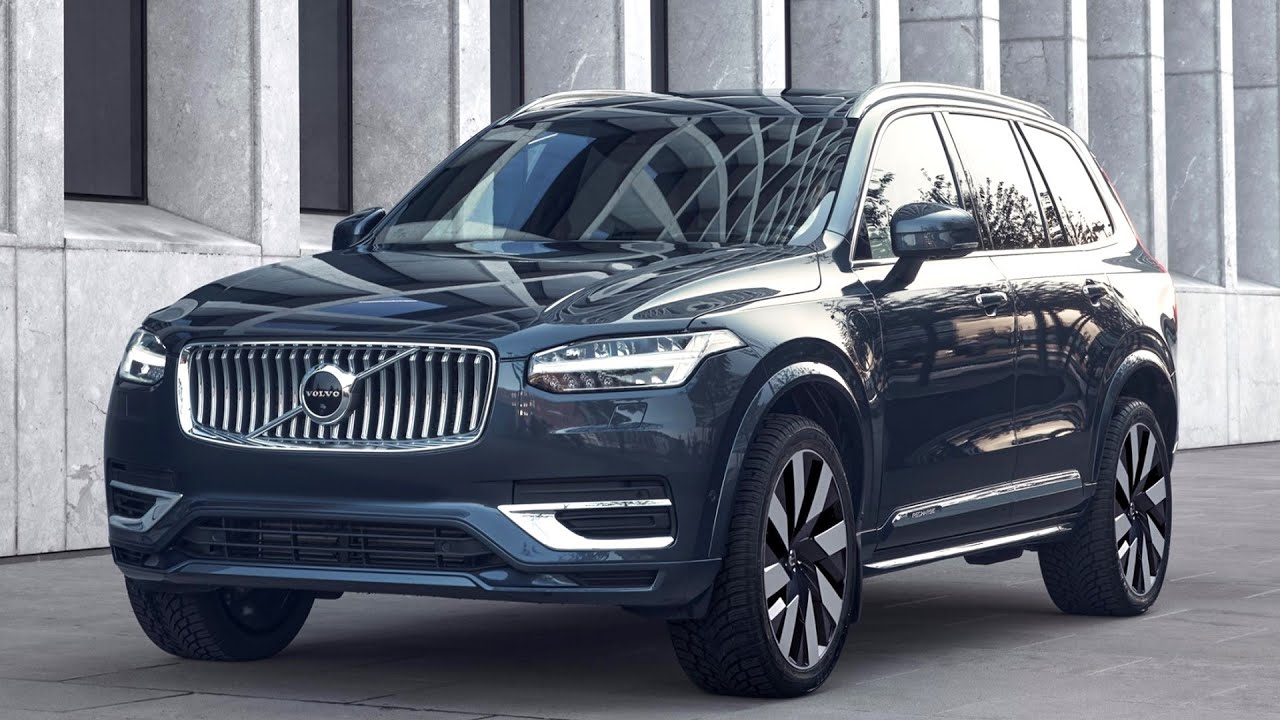 2022 Volvo XC90 Recharge T8 AWD | Denim Blue | Driving, Exterior & Interior  - YouTube