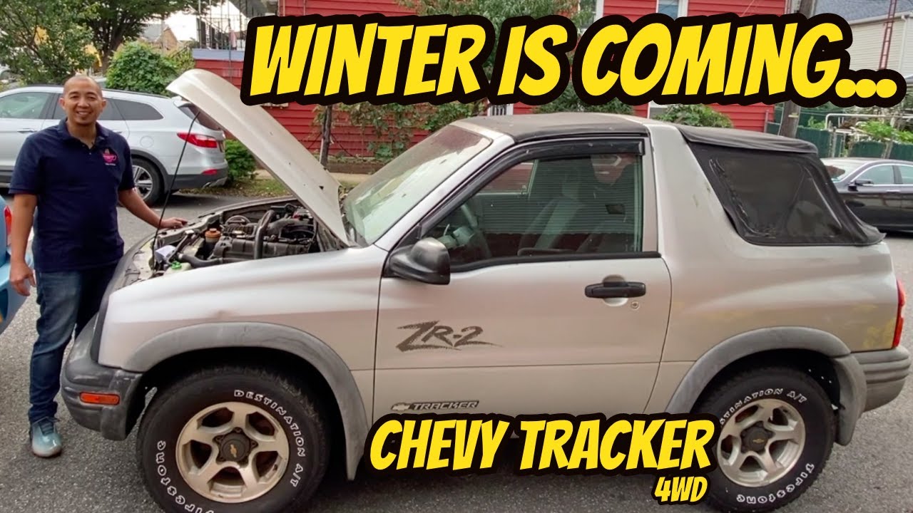 2002 Chevrolet Tracker 2.0L 2 door Preview...Winter is coming... - YouTube