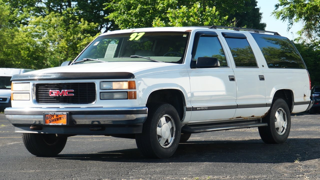 1997 GMC Suburban SLT 4X4 For Sale | CP16263AT - YouTube