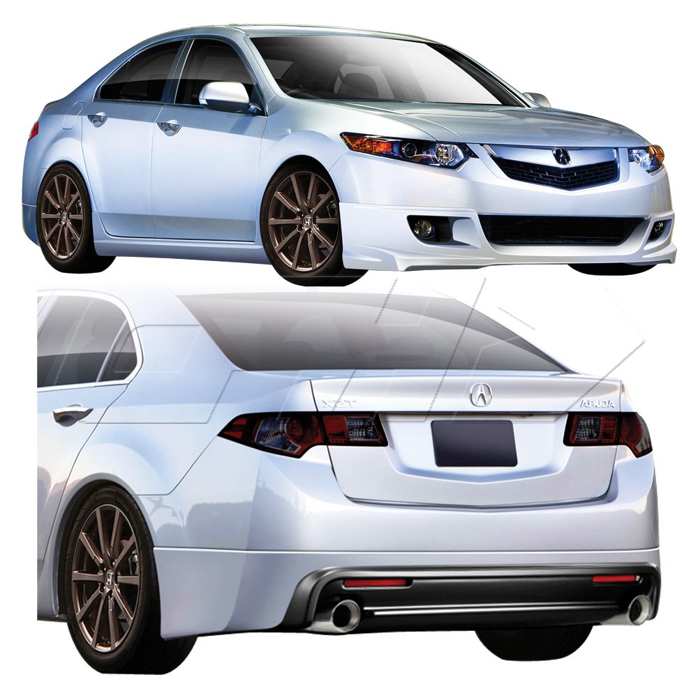 Amazon.com: Extreme Dimensions Duraflex Replacement for 2009-2010 Acura TSX  Type M Body Kit - 4 Piece : Automotive