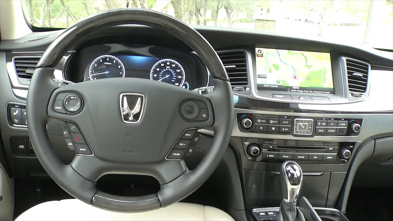 2016 Hyundai Equus Interior Design | AutoMotoTV - YouTube