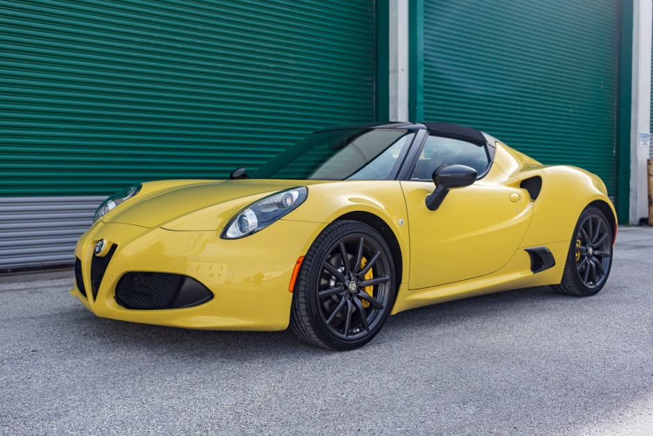 4500-Mile 2016 Alfa Romeo 4C Spider for sale on BaT Auctions - closed on  April 4, 2018 (Lot #8,922) | Bring a Trailer