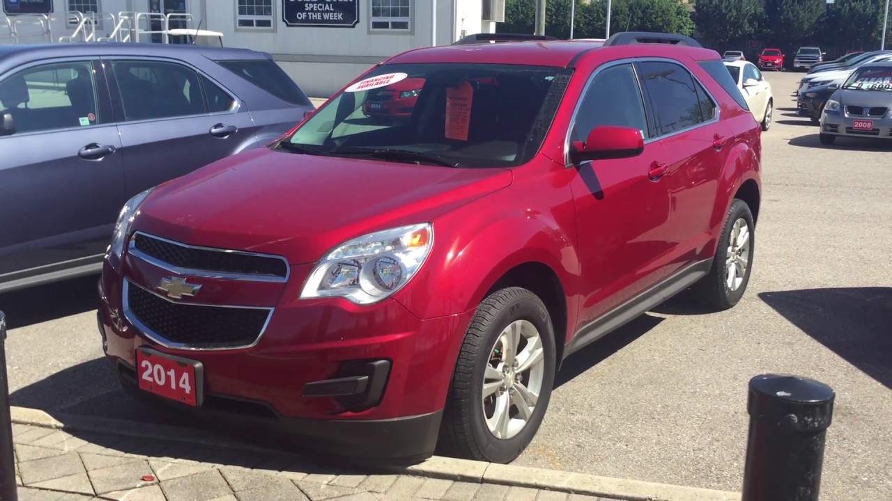 2014 Chevrolet Equinox LT Crystal Red Tintcoat Roy Nichols Motors Courtice  ON - YouTube