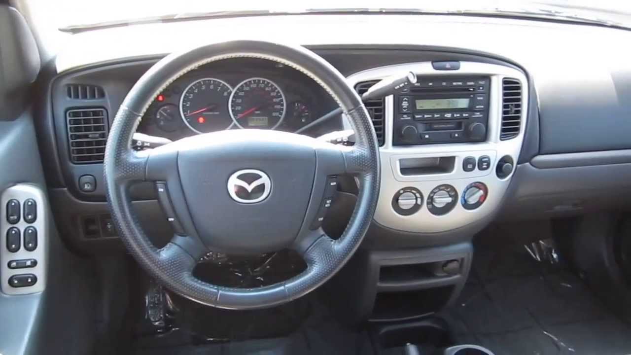 2003 Mazda Tribute, Silver - STOCK# B2109B - Interior - YouTube
