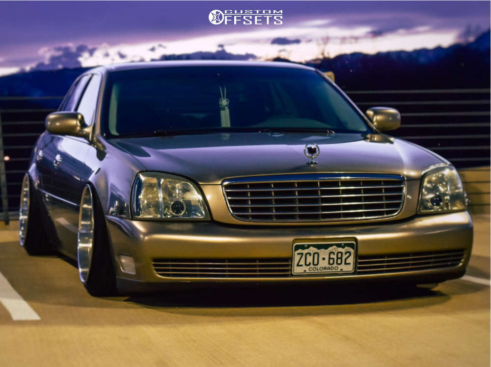 2002 Cadillac DeVille with 19x11 3 Wald Duchatelet and 225/40R19 Sailun  Atrezzo and Air Suspension | Custom Offsets