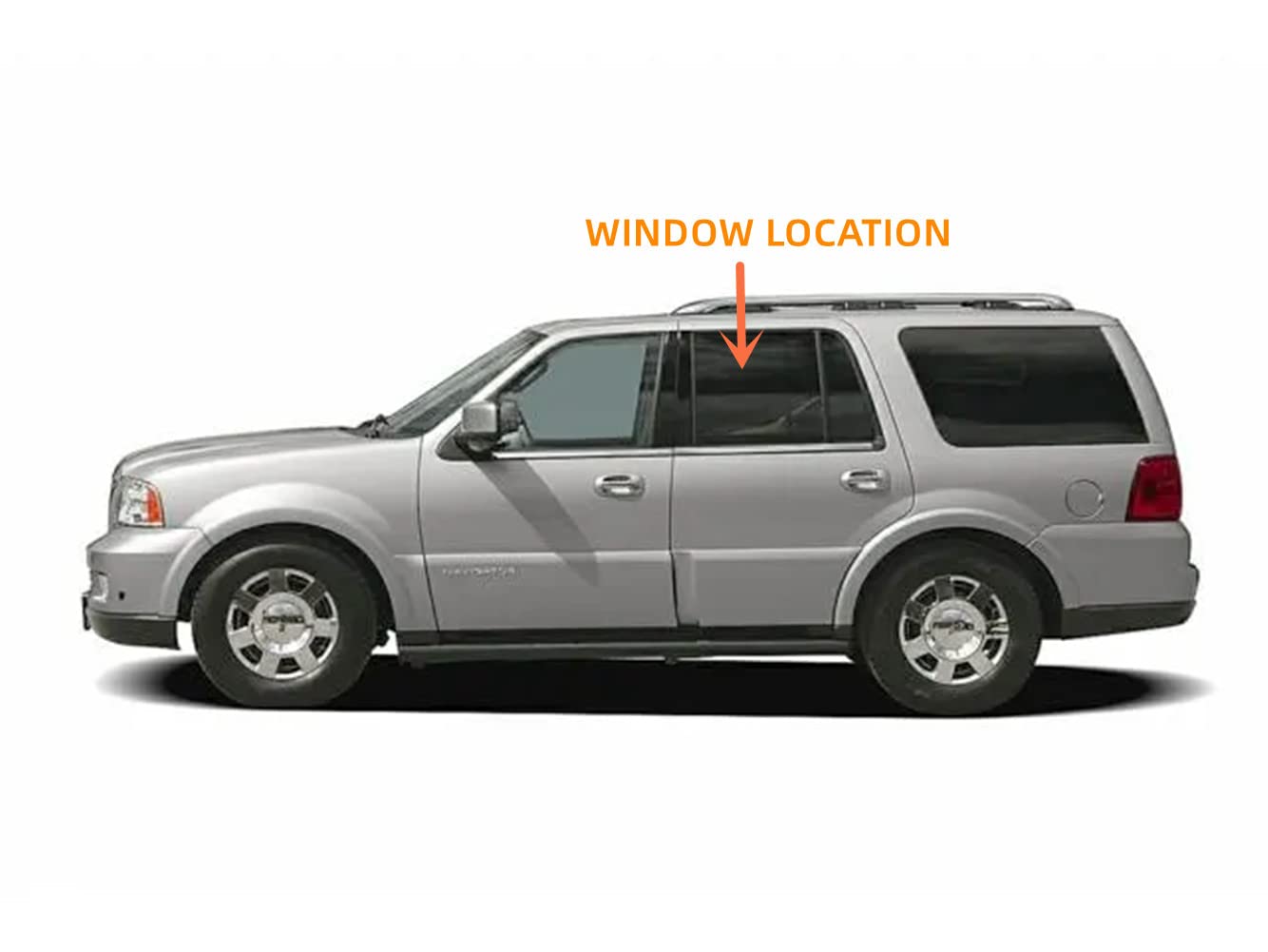 Amazon.com: Driver/Left Side Rear Door Window Glass Replacement For Lincoln  Navigator 4 Door Utility 2003-2006 : Automotive