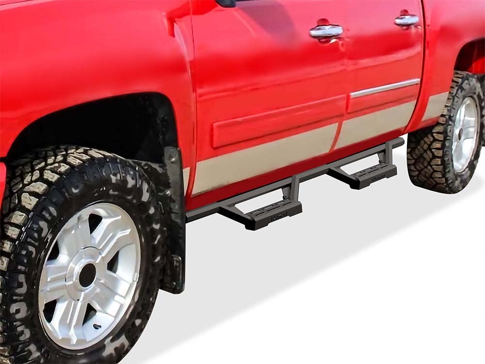 Amazon.com: APS Stainless Steel Drop Steps Running Boards Side Bars  Compatible with Chevy Silverado GMC Sierra 1500 2500 3500 2001-2006 Crew  Cab & Classic 07 : Automotive