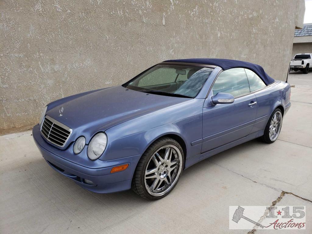 2000 Mercedes-Benz CLK 320 Cabriolet Sky Blue CURRENT SMOG!!! SEE VIDEO!!!  | Cars & Vehicles Cars | Online Auctions | Proxibid