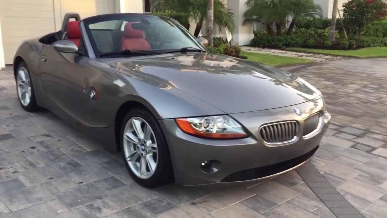 2003 BMW Z4 3 0i Roadster with 19K Miles Review and Test Drive by Bill -  Auto Europa Naples - YouTube