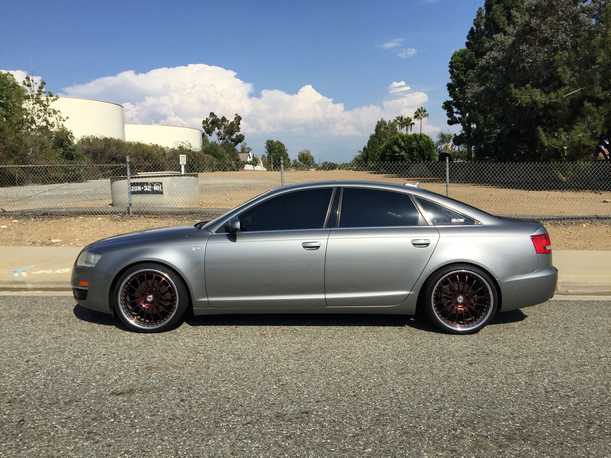 2006 Audi A6 C6 with a set of Hre 549r