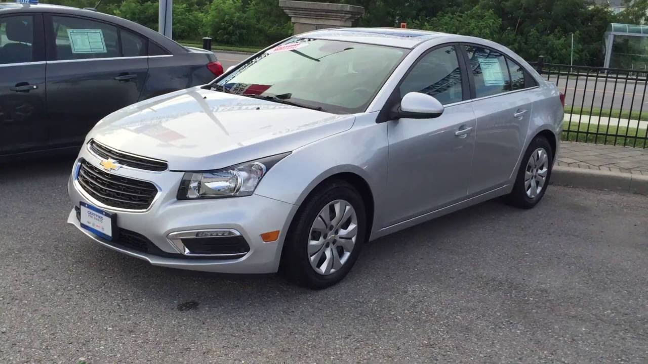 2016 Chevrolet Cruze Limited LT Silver Ice Metallic Roy Nichols Motors  Courtice On - YouTube