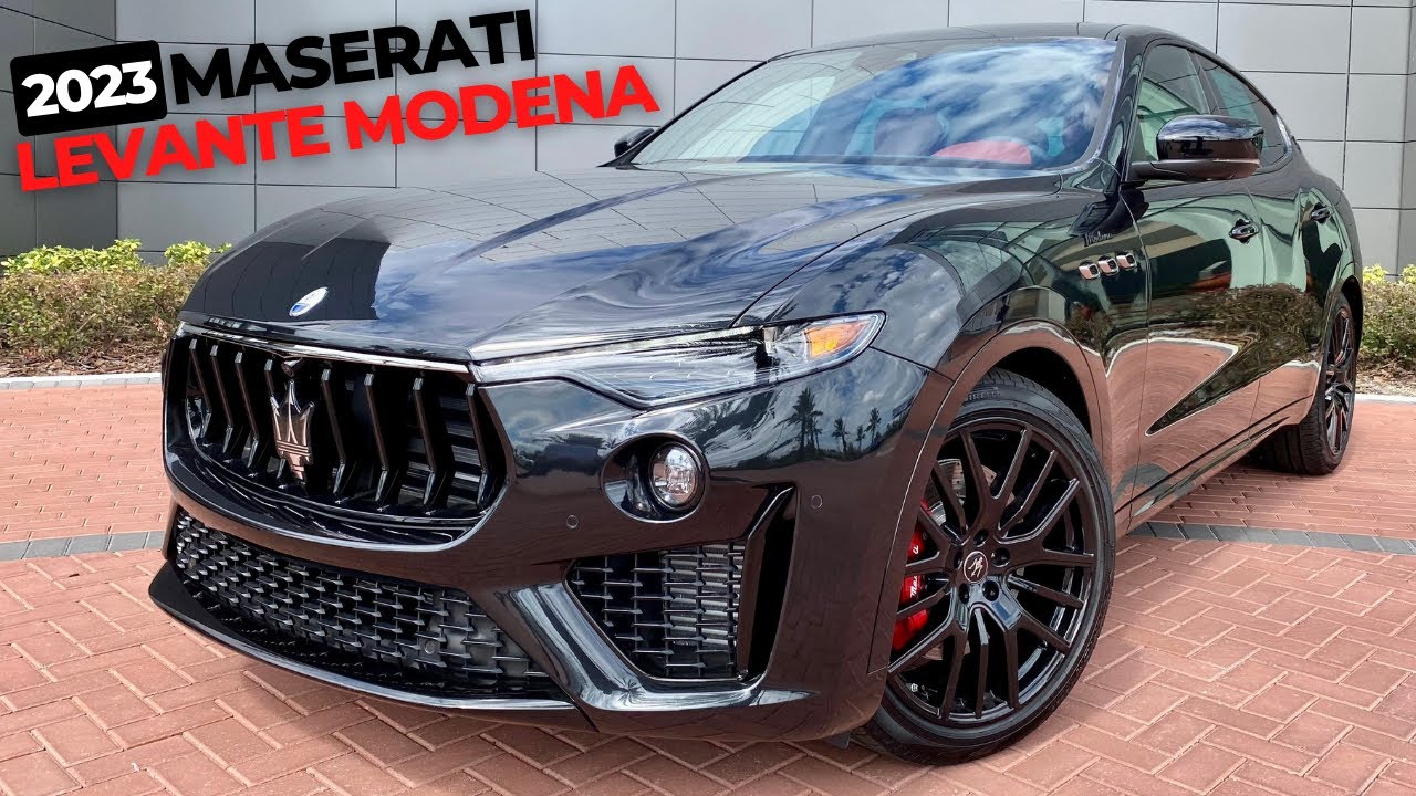 The First 2023 Maserati Levante Modena Arrives In One Of The Best Specs  EVER - YouTube
