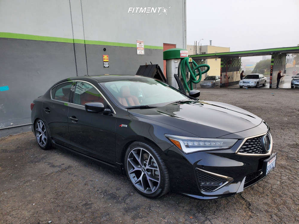 2019 Acura ILX Base with 18x8 BBS Sr and Pirelli 225x40 on Coilovers |  1492711 | Fitment Industries