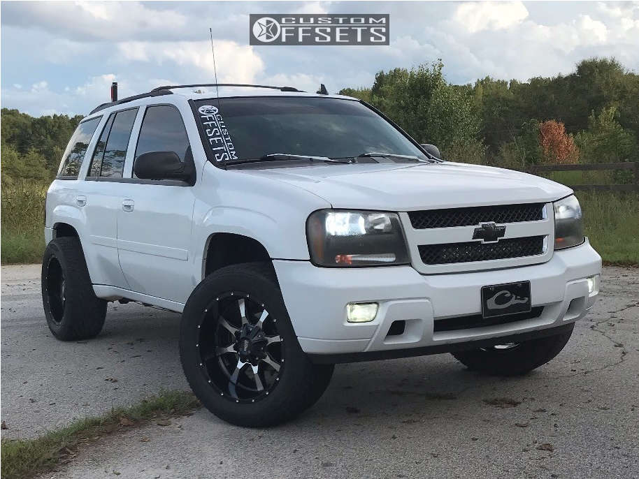 2008 Chevrolet Trailblazer with 20x10 -24 Moto Metal Mo970 and 285/50R20  Toyo Tires Proxes ST III and Suspension Lift 3" | Custom Offsets