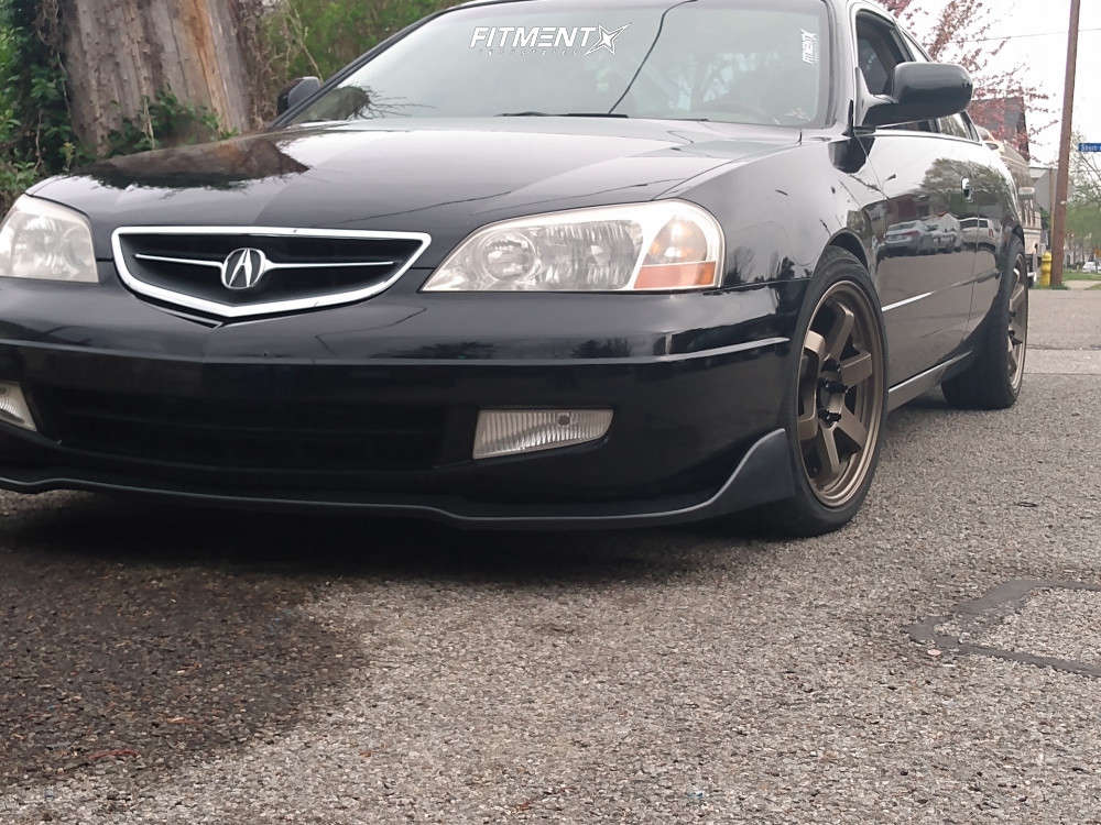 2001 Acura CL Type-S with 17x8 AVID1 AV6 and Achilles 215x45 on Coilovers |  1619656 | Fitment Industries