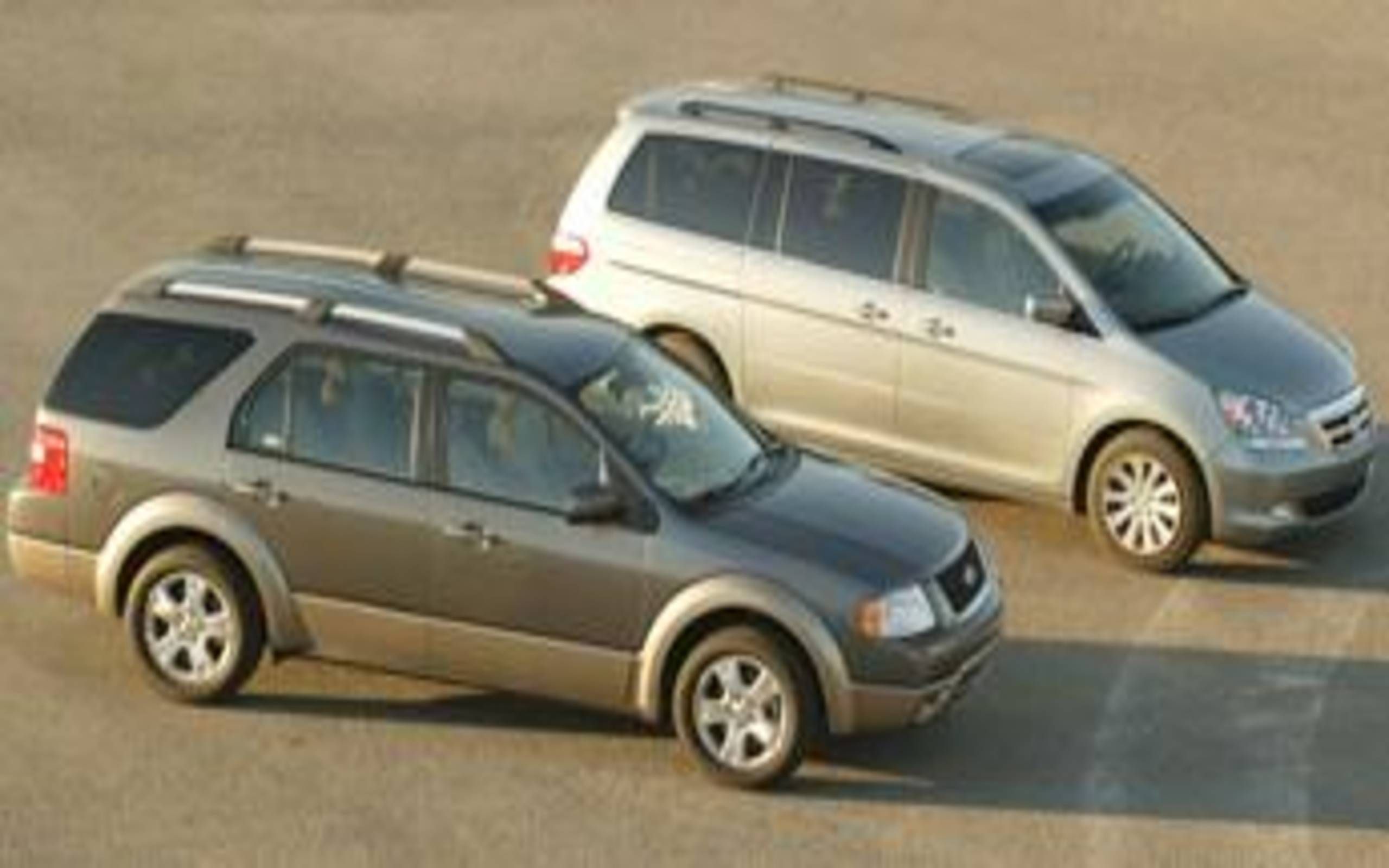 Double Take: 2005 Ford Freestyle vs. 2005 Honda Odyssey: Family Trucksters:  Different approaches, same goal; which takes the cake?