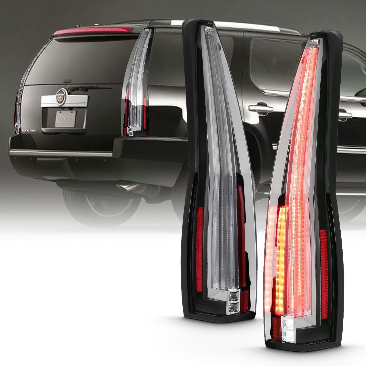Anzo LED Tail Lights Cadillac Escalade (07-13) Escalade Hybrid (09-13) –  Redline360