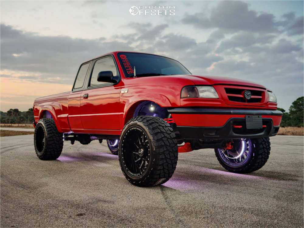 2001 Mazda B3000 with 20x12 -44 XF Offroad Xf-226 and 33/12.5R20 Landspider  Wildtraxx M/t and Suspension Lift 5.5" | Custom Offsets