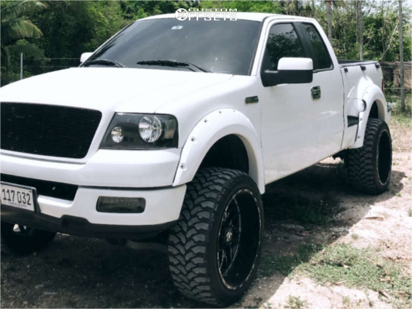 2005 Ford F-150 with 24x12 -44 TIS 544BM and 35/12.5R24 RBP Repulsor MT and  Suspension Lift 6" | Custom Offsets