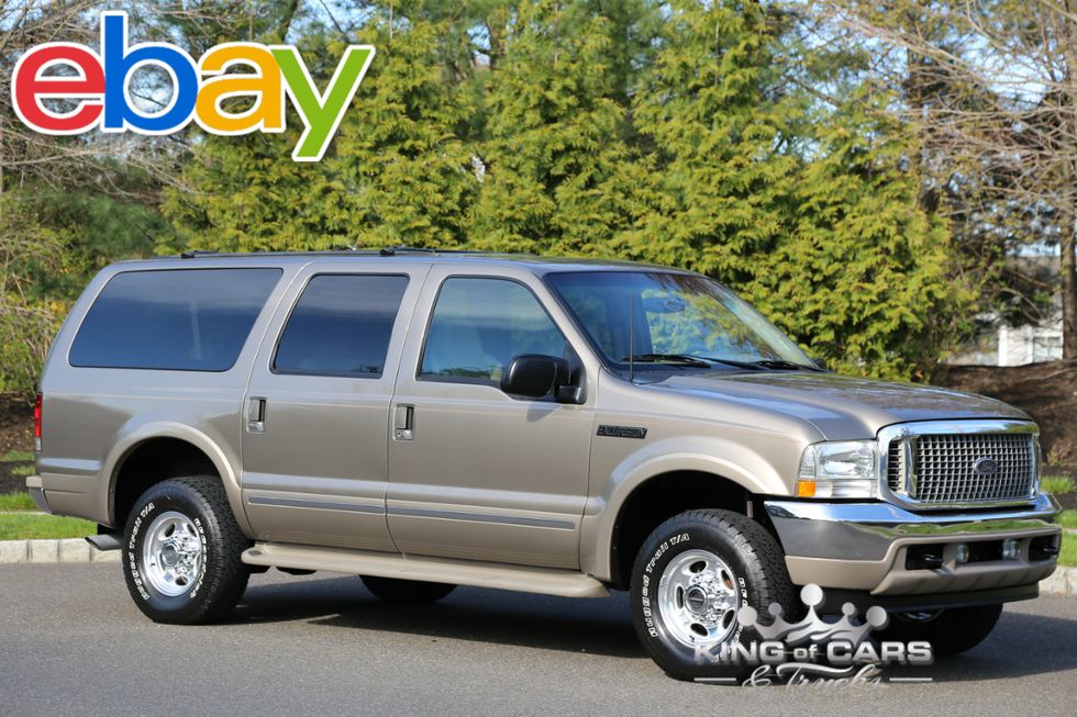 2002 Ford Excursion Limited 7.3L DIESEL 75K ORIGINAL MILES 1OWNER 4X4 |  Westville New Jersey | King of Cars and Trucks
