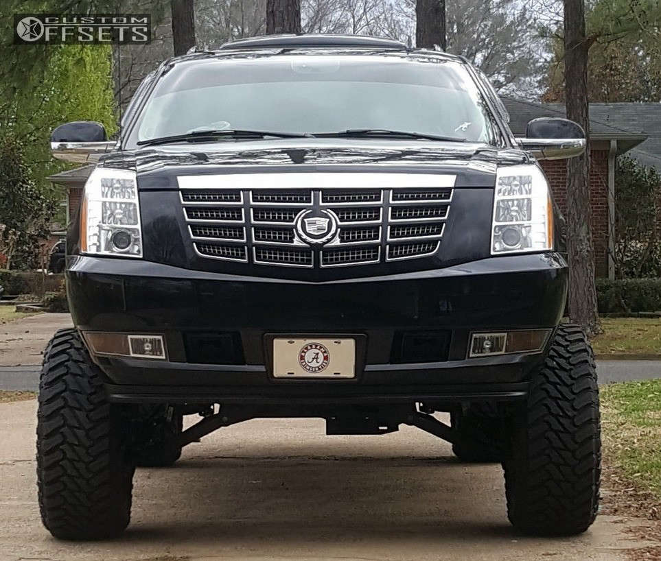 2008 Cadillac Escalade EXT with 22x12 -44 Gear Off-Road Big Block and  35/12.5R22 Atturo Trail Blade Mt and Suspension Lift 7.5" | Custom Offsets