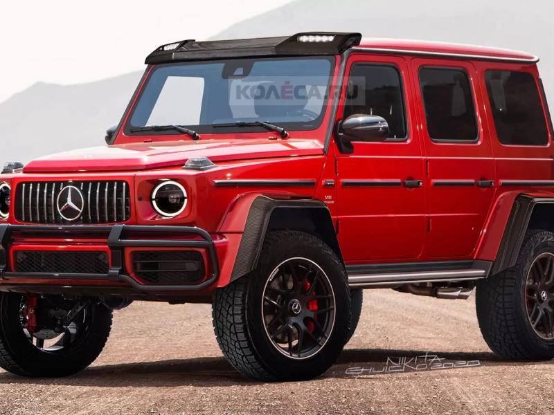 The New 2021 Mercedes-Benz G-Class 4×4² Should Look A Lot Like This |  Carscoops